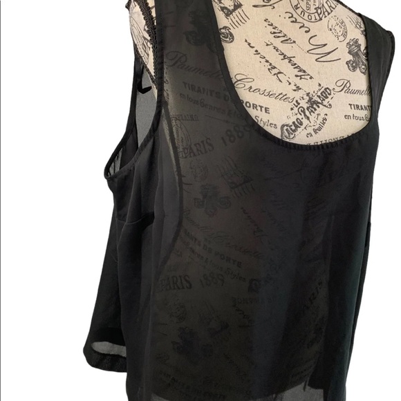 * Giorgio Fiorline women’s plus 1X sheer tank top - Picture 3 of 9